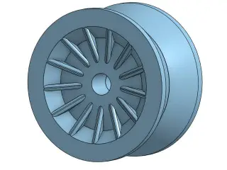 DC6 Plane Wheels 6 Nose Tire