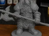 Dwarven Halberd Fighter for DnD - Magic Series-0