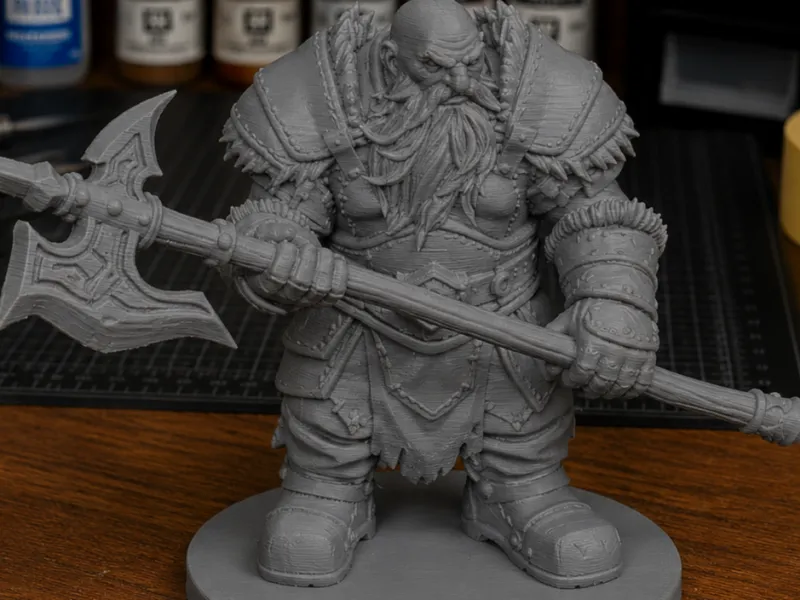 Dwarven Halberd Fighter for DnD - Magic Series