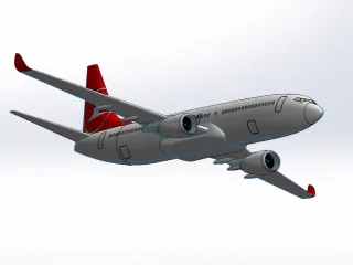 Boeing 737-800 4 pieces model