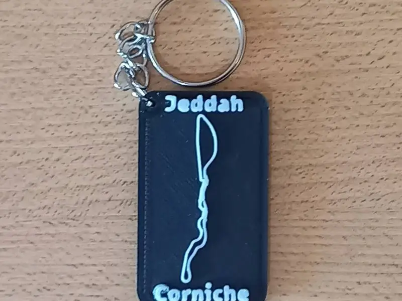 JEDDAH CORNICHE Circuit Keychain