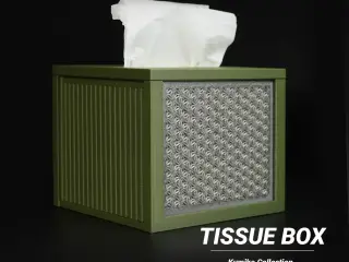Kumiko Cube Tissue Box