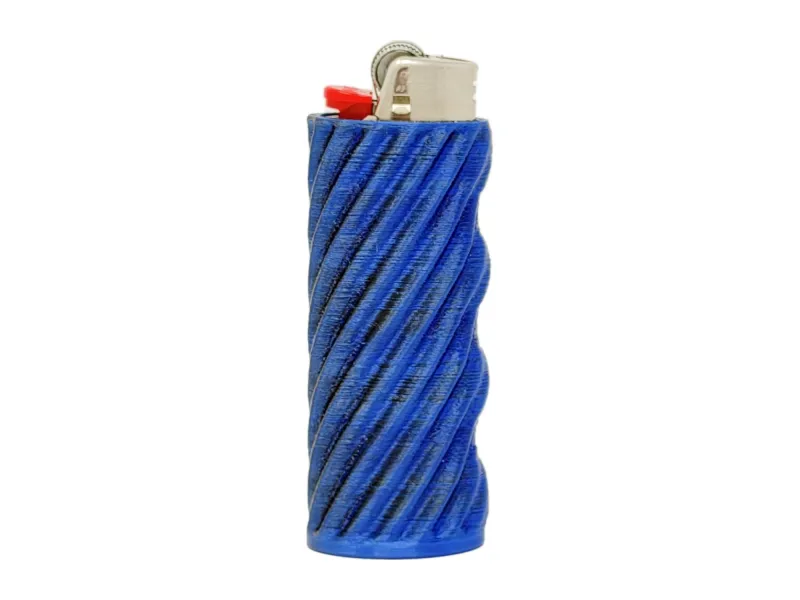 Чехол для зажигалки Bic (Swirl - ремикс с выемками для пальцев)