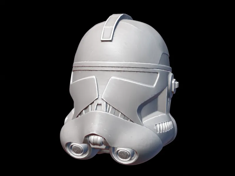 Clone Trooper Helmet 3D Printable Model