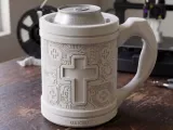 UAICÉU Cyber Thermo Mug - Shield Cross Edition-0