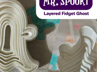 Mr. Spooki - Layered Fidget Ghost