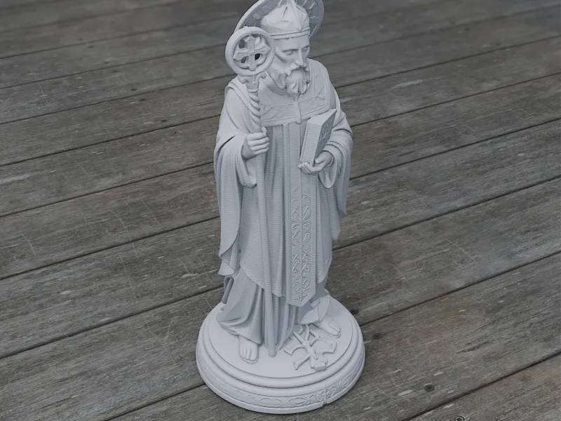 Saint Assicus - Devotional Statue