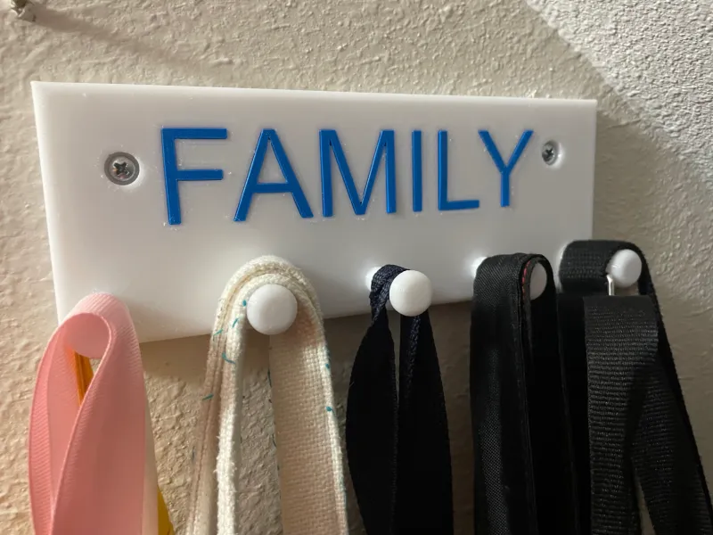 Family Apron Holder