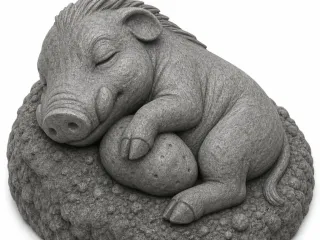 Baby warthog