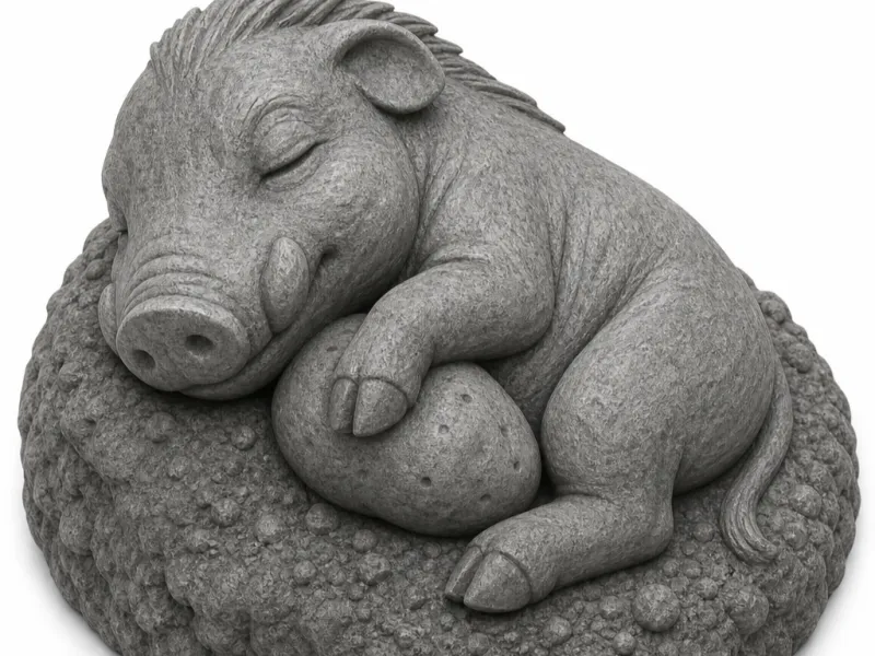 Baby warthog