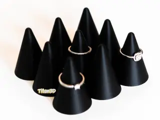 Jewelry Ring Cones Stand Stackable