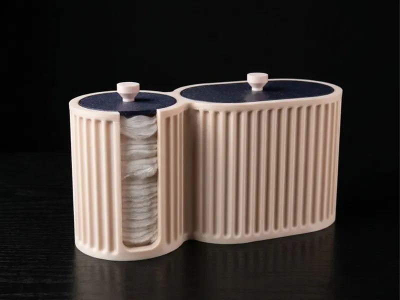 Organizzatore per dischetti di cotone e cotton fioc