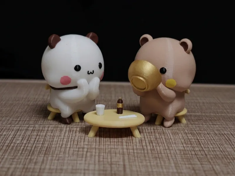 情侣熊系列-吃一二剩饭布布（Couple Bear-yier's leftover rice bubu）