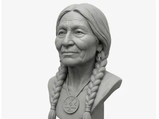 Native American old wise woman