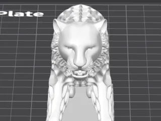 Tiger Sculpture