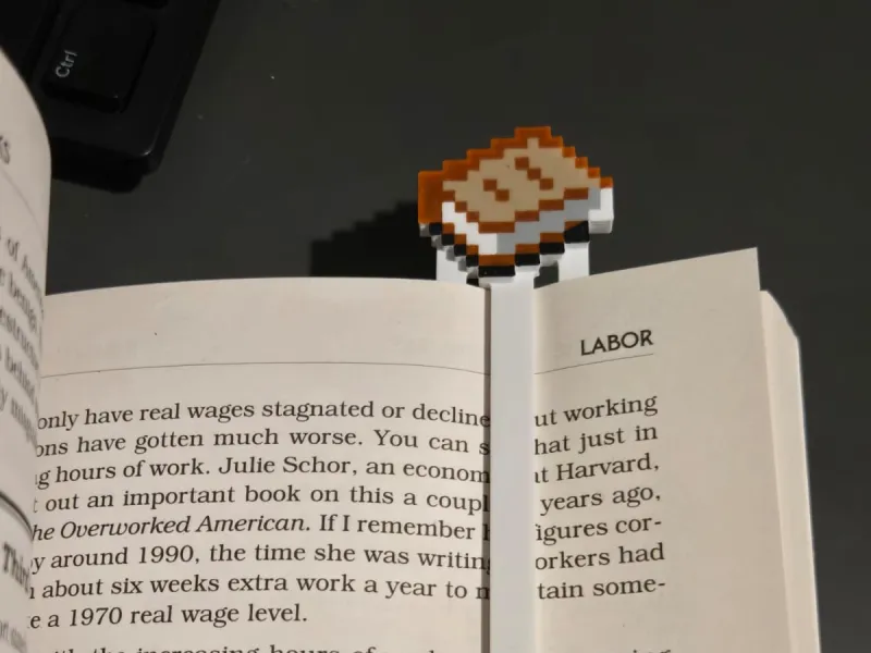 Minecraft Book Page Marker