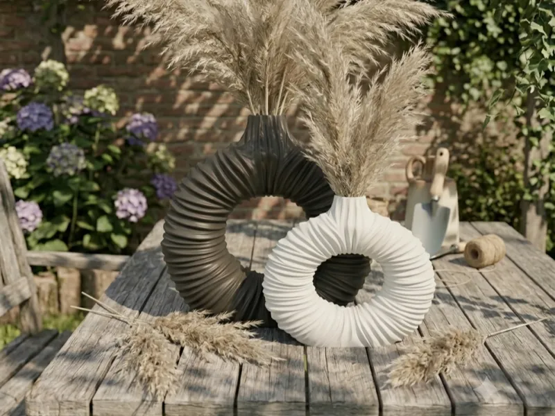 double vase