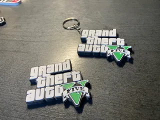 GTA 5 Keychain & Fridge Magnet