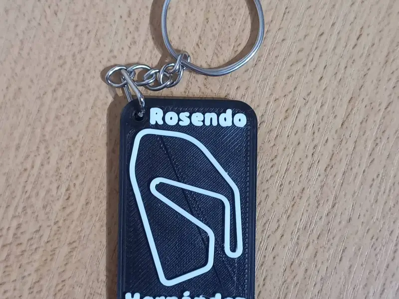 Rosendo Hernandez Circuit Keychain