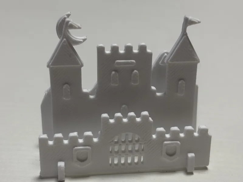 Castelul Cavalerilor - Planșă Kit (2 Culori, Asamblare prin Sloturi)