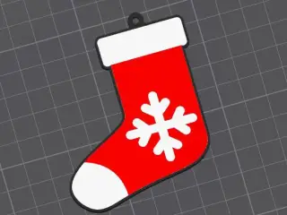 Llavero calcetin navidad