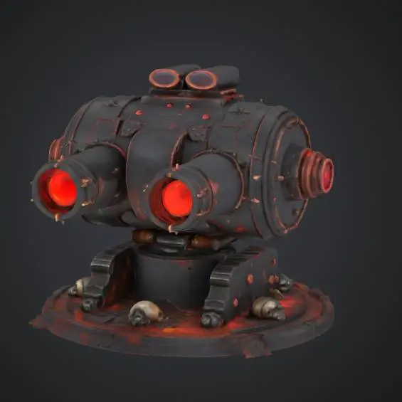 FREE Iron Vultures laser turret game rpg