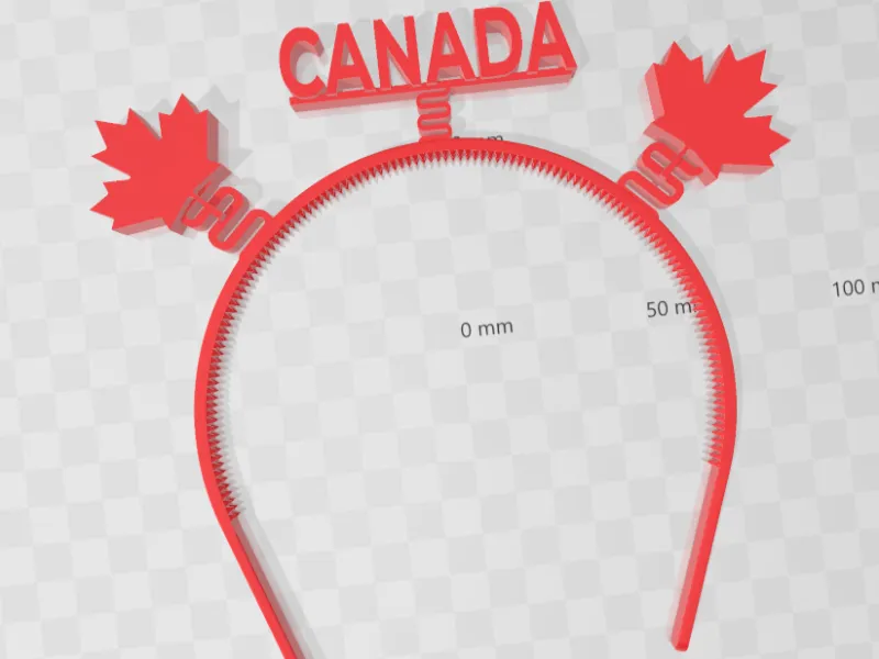 Canada Day Bouncy Headbands