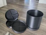 10 inch Planter w Base - PLA-PETG-ABS - Resizable-0