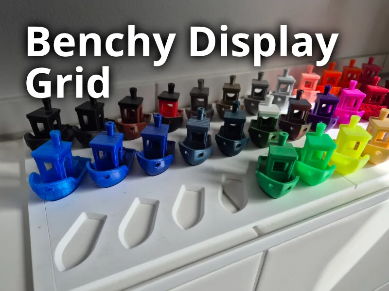 Benchy Display Grid - Modular