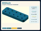 BitDock – 10-Slot 1/4 in Hex Bit Desk Organizer-0