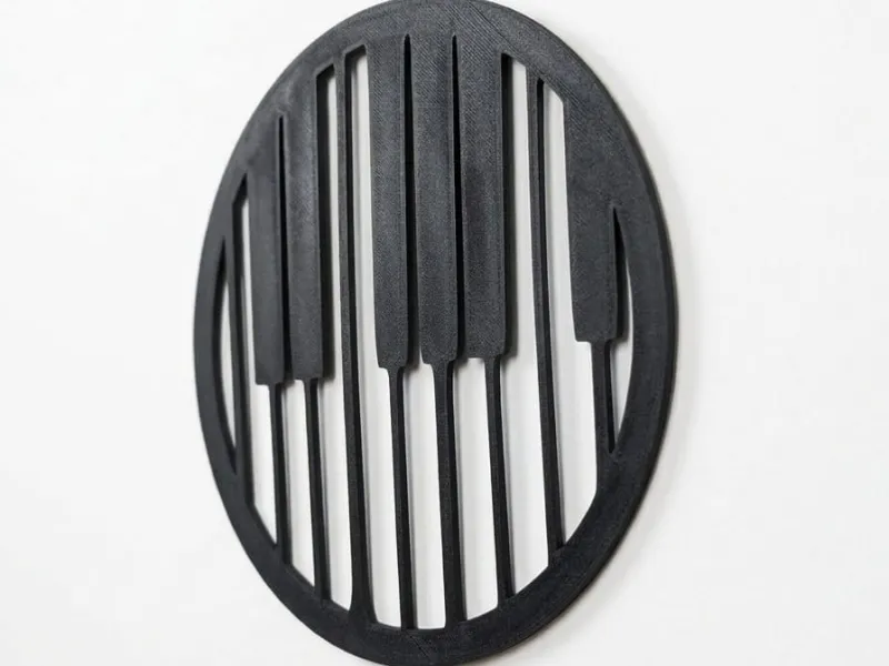 muzikaal pianosilhouet