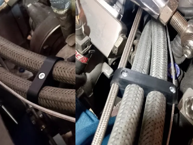 Schlauchhalter für Ölkühler AN10 PTFE (2-Fach/4-Fach)