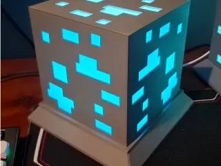 Diamond Minecraft Lamp