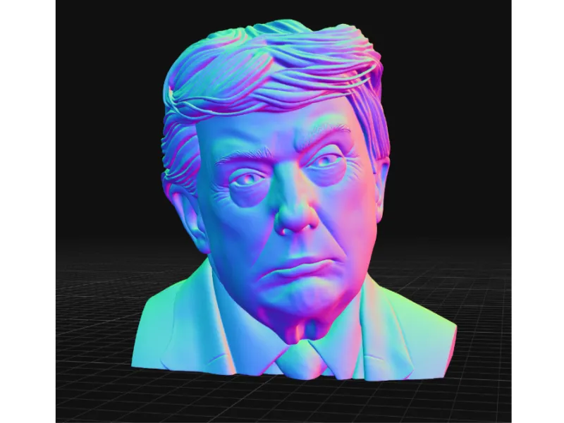 Donald Trump Büste 2