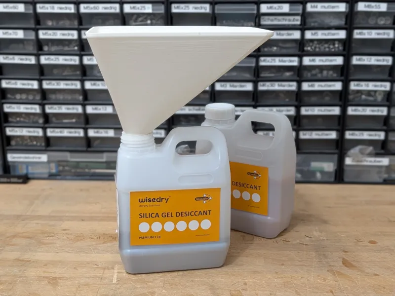 XXL Silicate Drying Funnel for Standard Containers