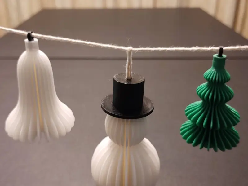 Christmas Tree Decorations - Snowman, Bell, Tree, Baubles