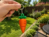 Cute Carrot Keychain - Easy & Fun 3D Print-0