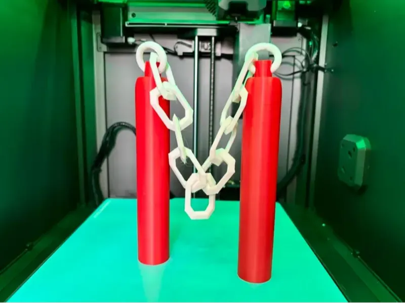 Print-in-place nunchucks!