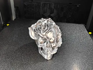 THE SKELETON HEAD ROSE / FORBIDDEN ROSE / GOTHIC DECOR