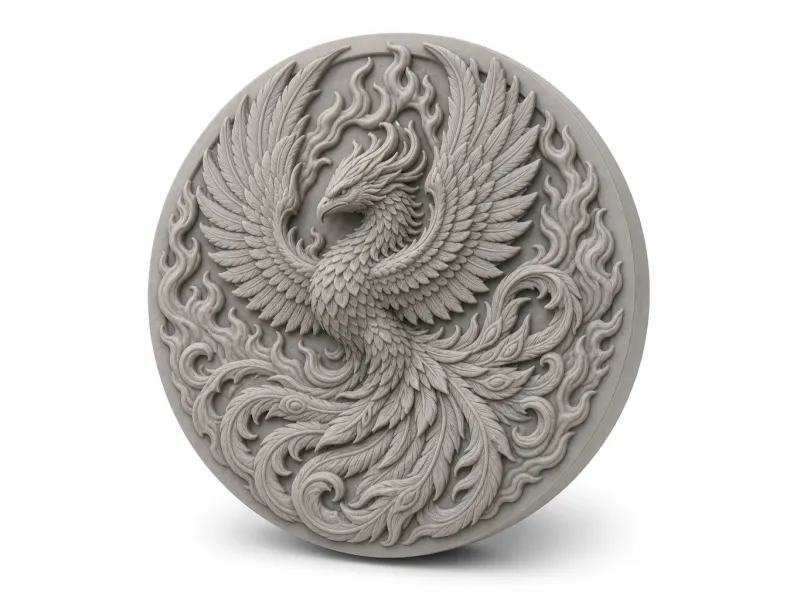 Phoenix Relief Plaque