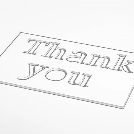 Thank you card