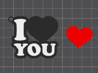 Keychan - llavero i love you
