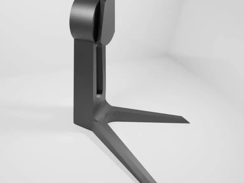 Simucube 2 steering wheel support for desktop use