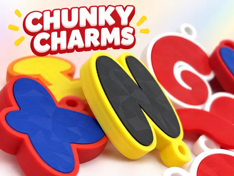 Chunky Charms – Bunte Anhänger ohne AMS