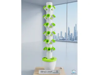 Vertical Hydroponic Tower (Revised & Optimized)