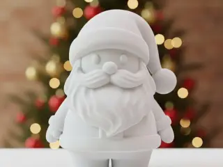 Classic Santa Claus Figure: The Timeless Christmas Decor STL