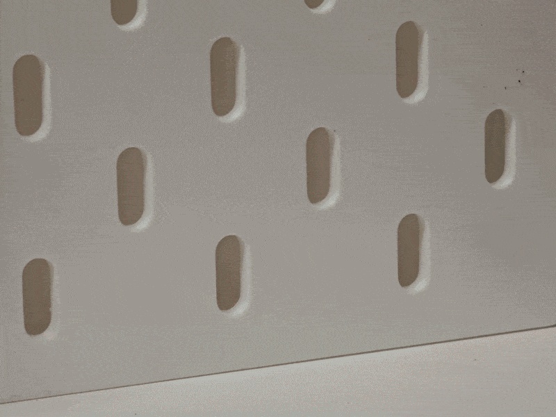 Mixing Cup Dispenser for IKEA Skadis – One-Hand
