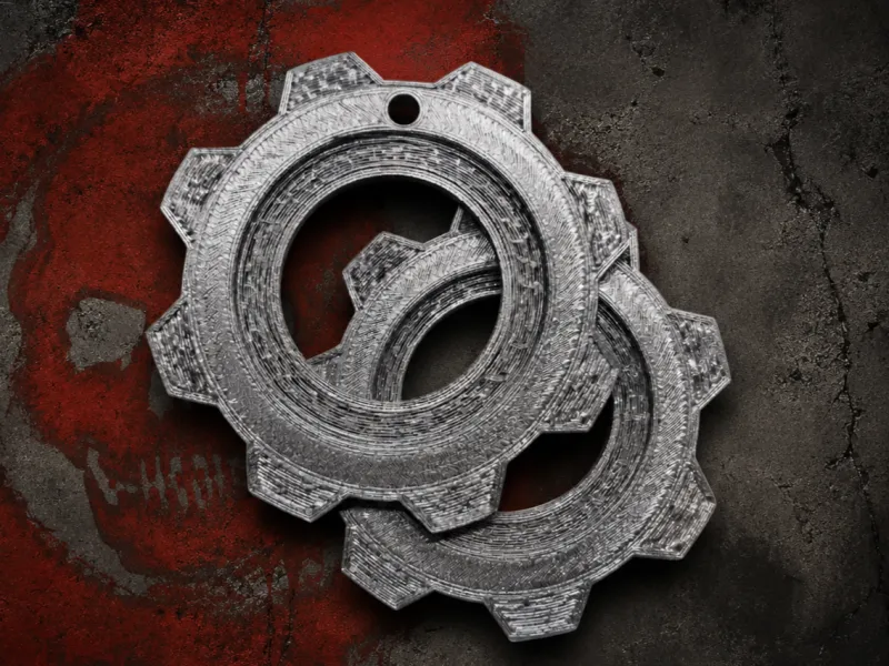 Бирка КОГ / Бирка КОГ Gears of War E-Day Косплей