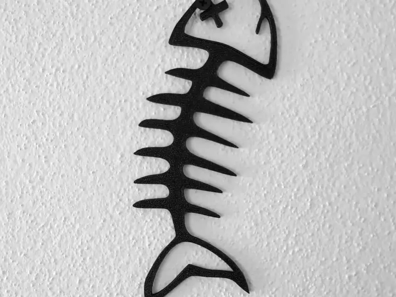 Fishbone wallart