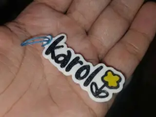 llavero nombre de karol